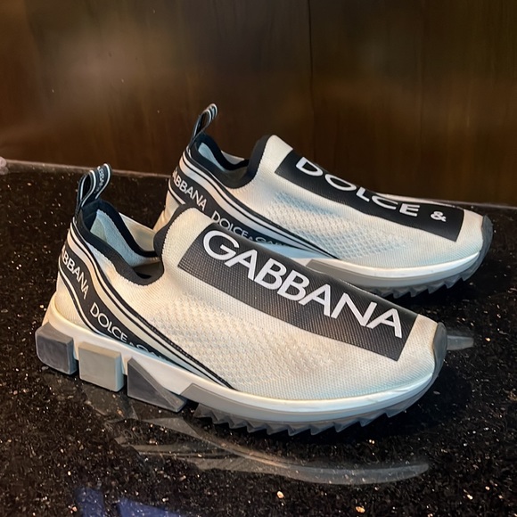 Authentic dolce gabbana sneakers size 41.5 europe 10 womens 8 mens like new - Picture 2 of 6